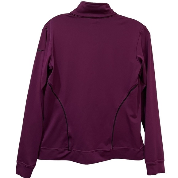 Nike Women’s Medium Berry Zip Up Sportswear SoftShell Jacket Y - Picture 2 of 4